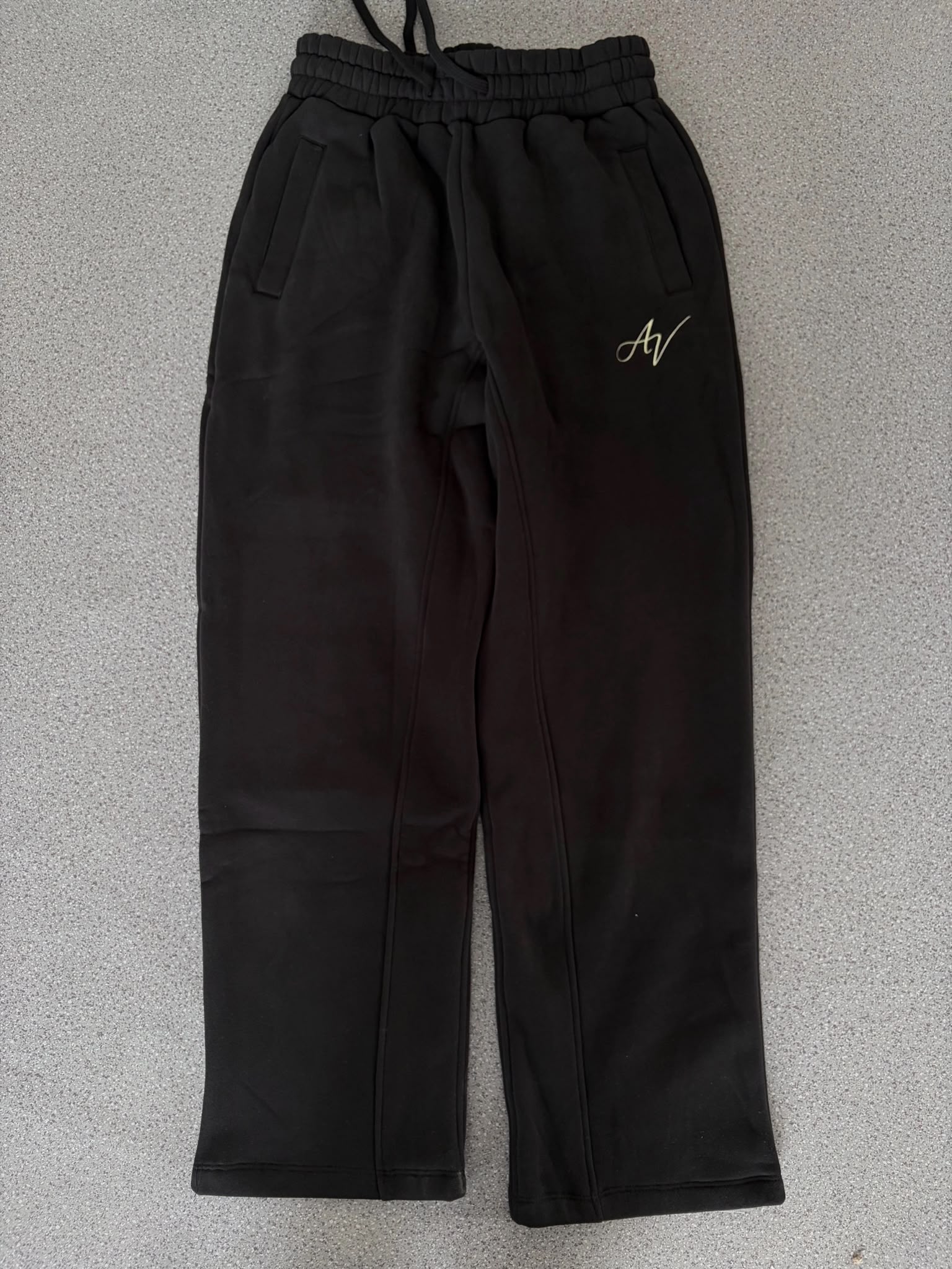 Jet Black Joggers