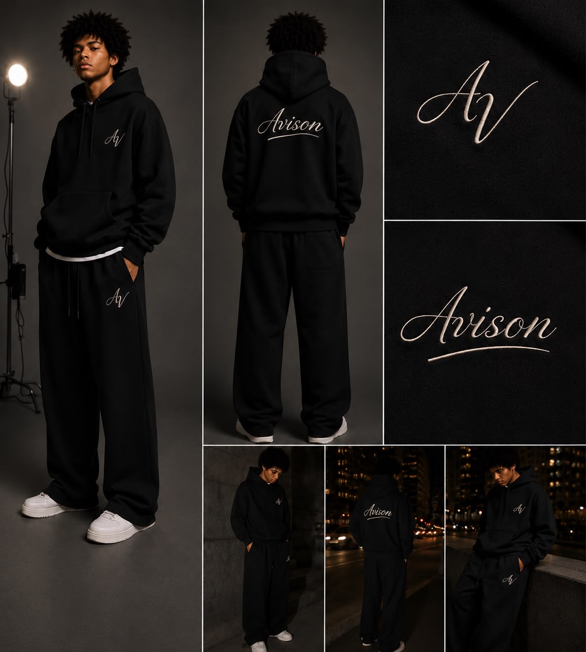 Jet Black Tracksuit